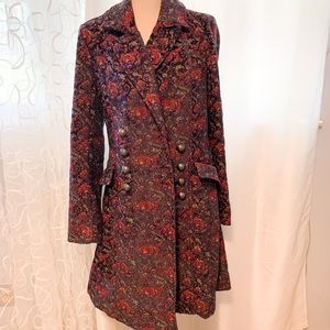 Free people tapestry coat floral